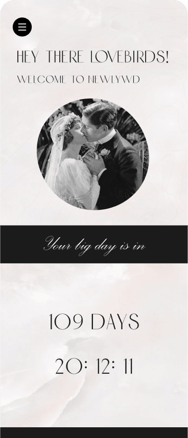 NewlyWd screen 2