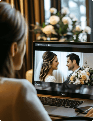 Virtual wedding experience