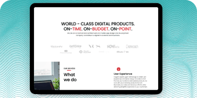Origami Consulting — web and mobile app screens